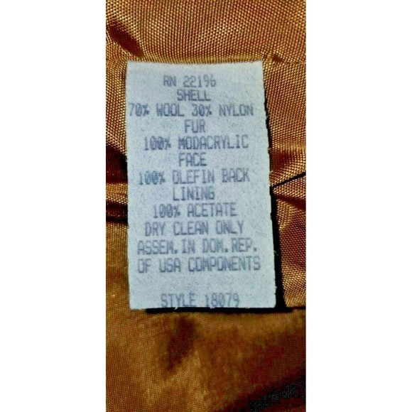 Lane Bryant Designs & Co Camel Beige Wool Coat Jacket Size 22/24 NWT - Picture 7 of 7